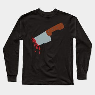 Stabbing Knife Long Sleeve T-Shirt